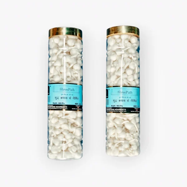 Cotton Wicks Jar ( 2 Jar set )